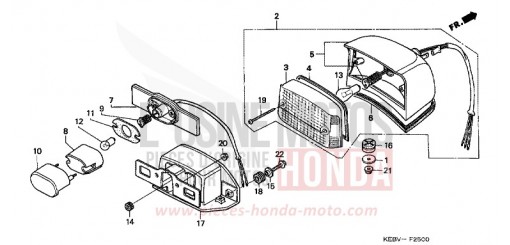 FEU ARRIERE CA125W de 1998